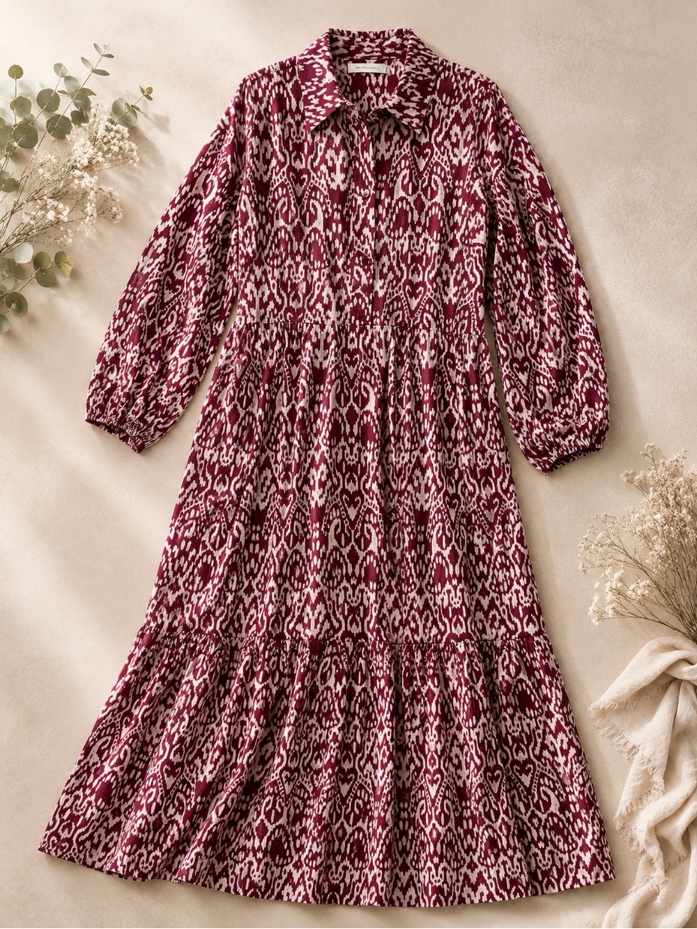 Anthropologie|Maeve|Bettina Dress|Ikat - Picture 2 of 7